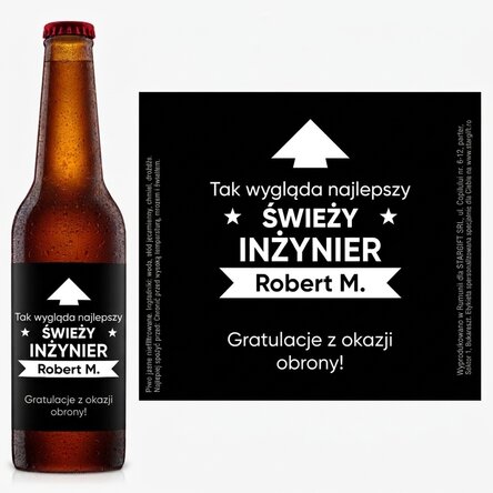 Piwo z indywidualnym napisem – tak wygląda