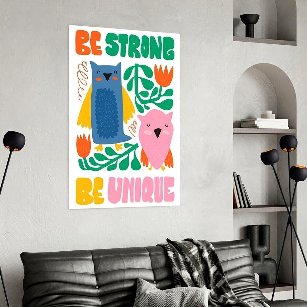 Plakat „Strong & unique”