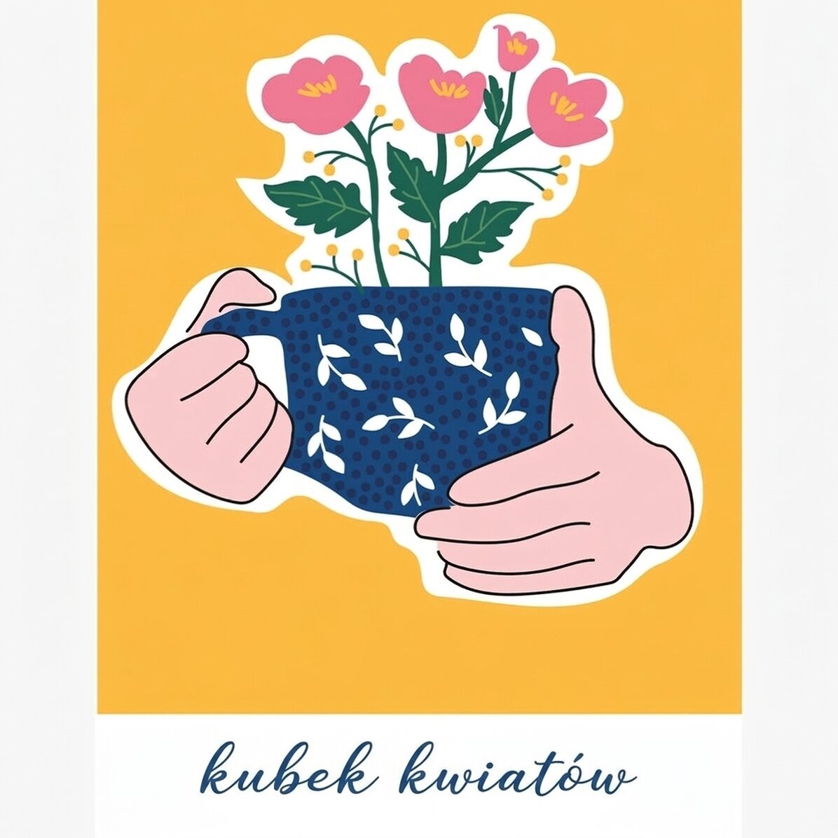 Plakat „A cup of flowers”