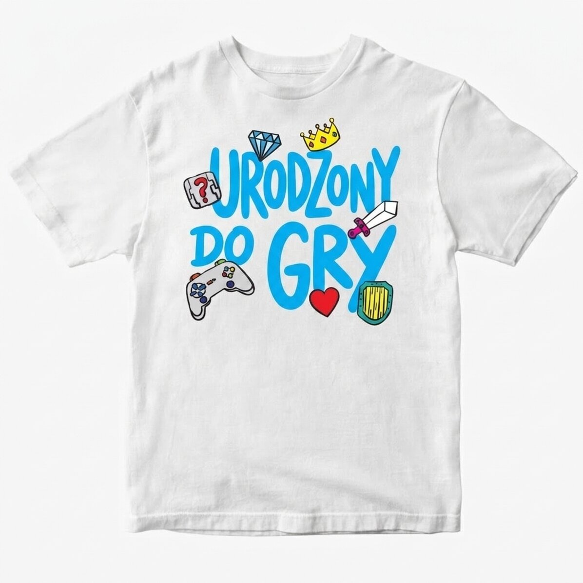 Spersonalizowana bawełniana koszulka dla dzieci – Born to play