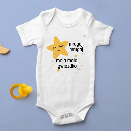 Body dla dzieci z indywidualnym nadrukiem – Little star