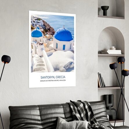 Spersonalizowany plakat ze zdjęciem i tekstem