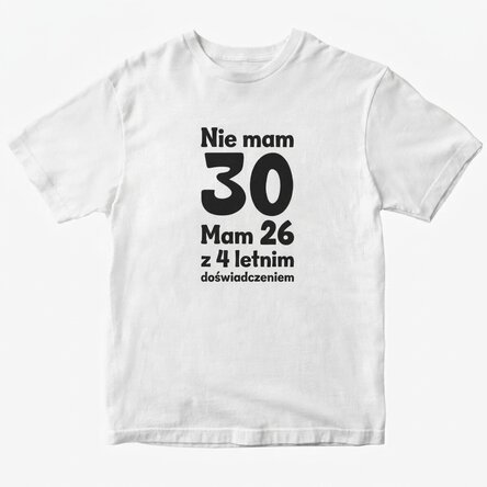 Koszulka bawełniana z nadrukiem – „Birthday”
