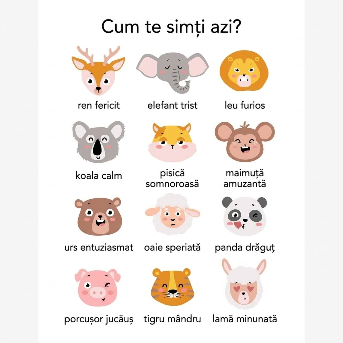 Plakat „Jak się dzisiaj czujesz?”