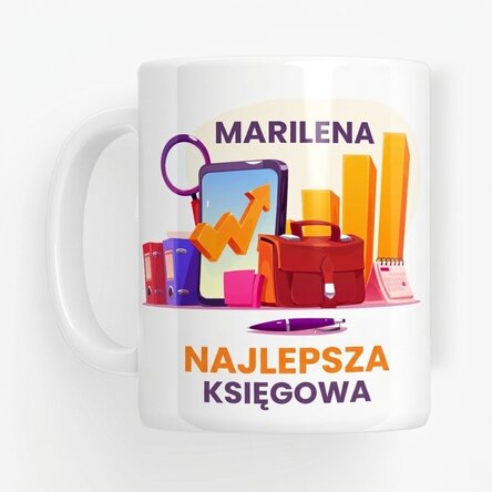 Spersonalizowany kubek z napisem – Księgowy
