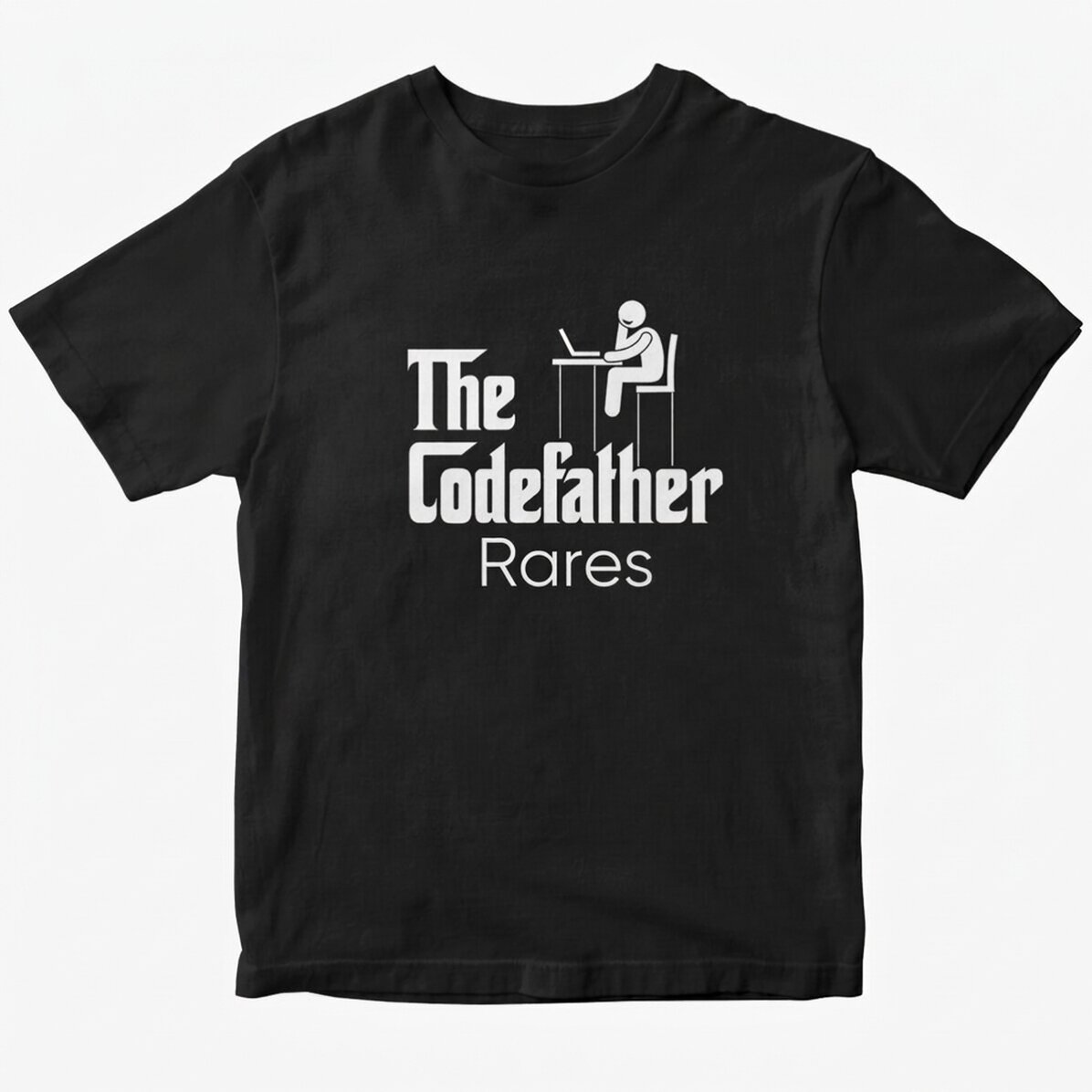 Koszulka bawełniana z nadrukiem – The codefather