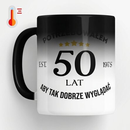 Spersonalizowany kubek termiczny z napisem – „W moim wieku dobrze wyglądam”