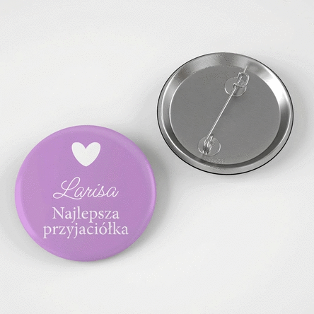 Spersonalizowana plakietka z napisem – Serce