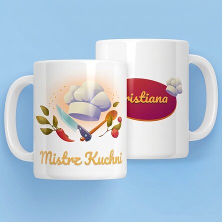 Spersonalizowany kubek z napisem dla kucharzy – Cooking Master
