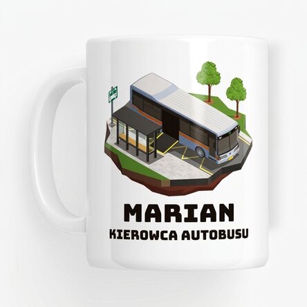 Spersonalizowany kubek z napisem dla kierowców – Kierowca autobusu