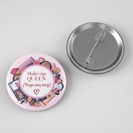 Spersonalizowana plakietka z napisem – Make-up Artist