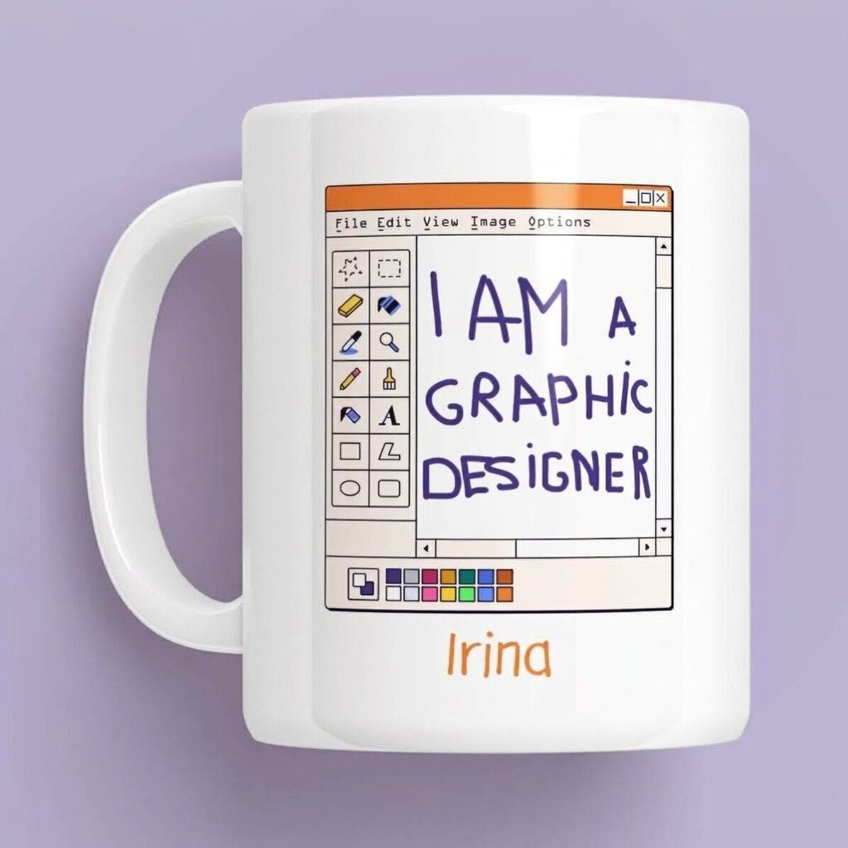 Spersonalizowany kubek z imieniem – grafik