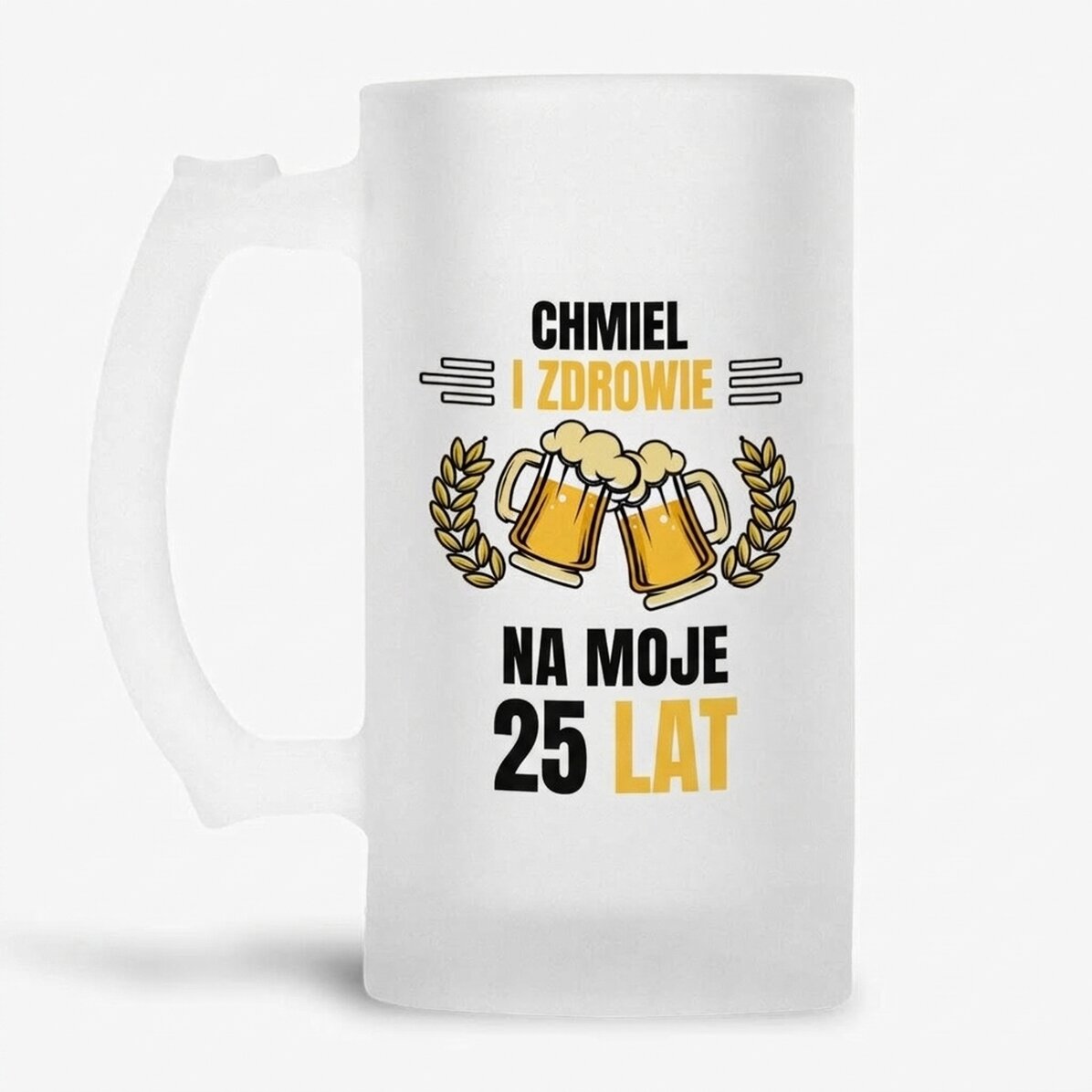Spersonalizowany kufel do piwa z napisem – Cheers and Beers