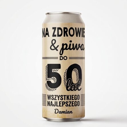 Piwo w puszce z indywidualnym nadrukiem – Cheers & Beers