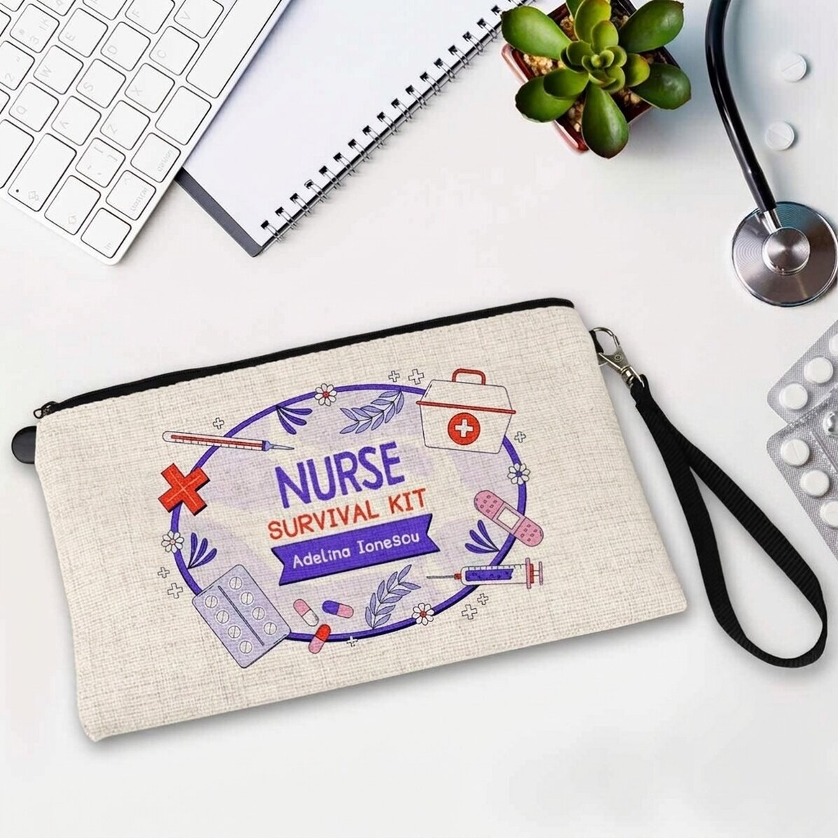 Zestaw akcesoriów z indywidualnym napisem – Survival Kit