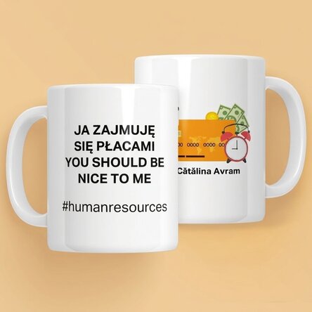 Spersonalizowany kubek z napisem – HR