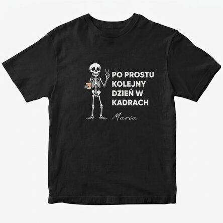 Koszulka bawełniana z nadrukiem – „Just another day”