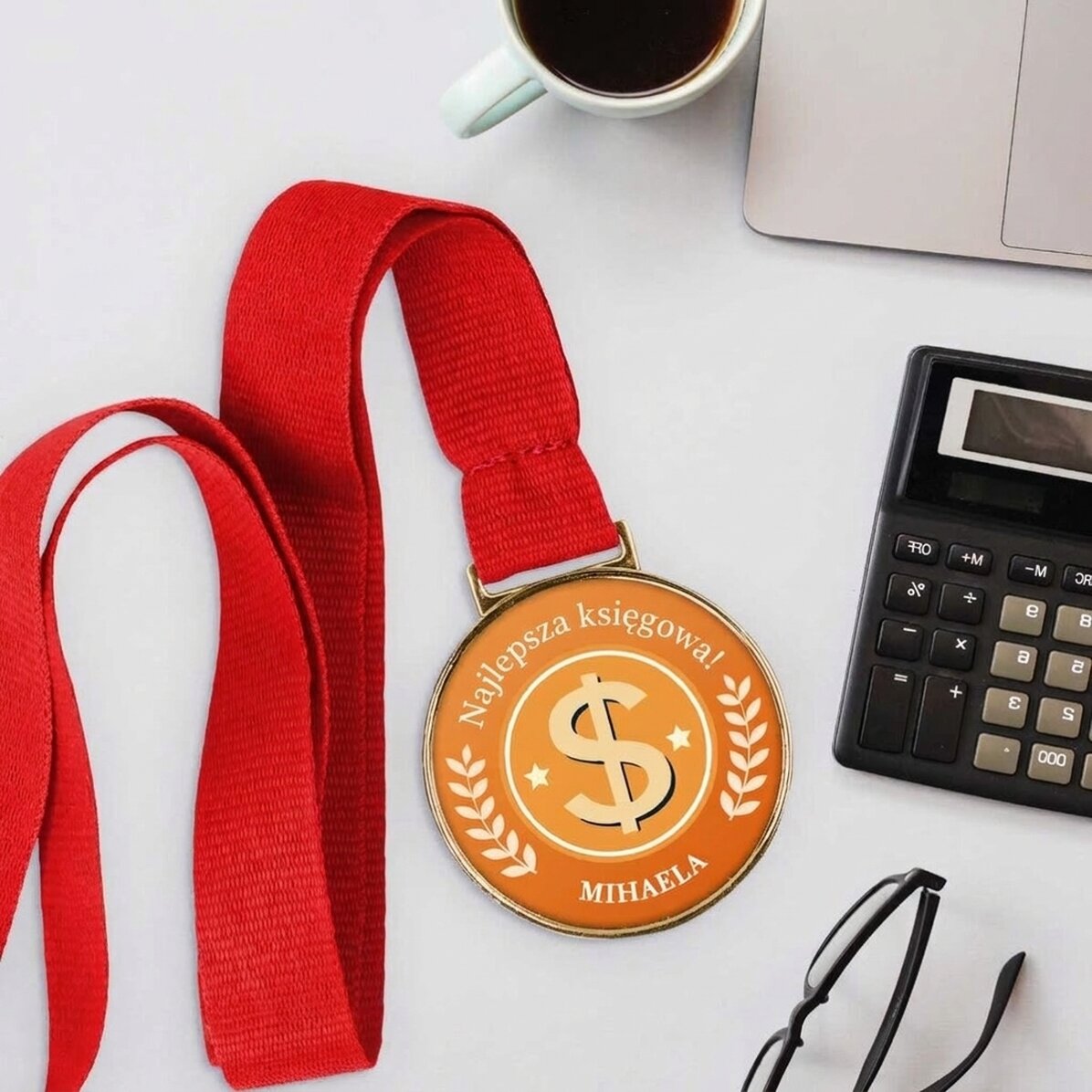 Spersonalizowany medal z napisem – Księgowy