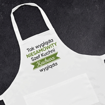 Fartuch z indywidualnym nadrukiem – Awesome Chef