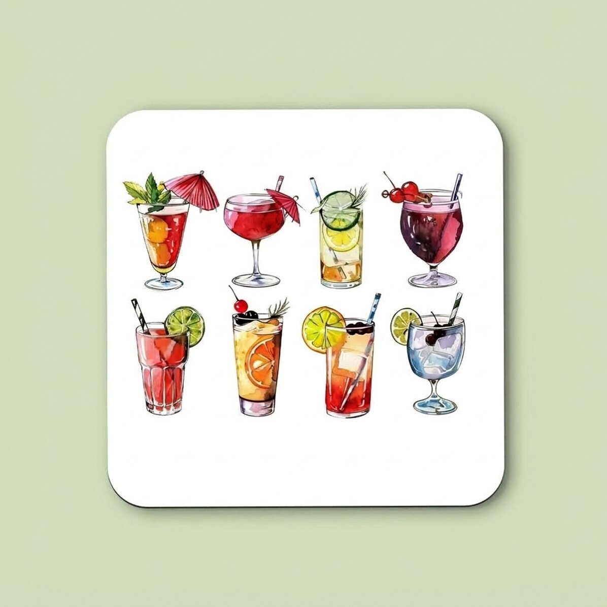 Spersonalizowany uchwyt na szklankę z napisem – Drinks