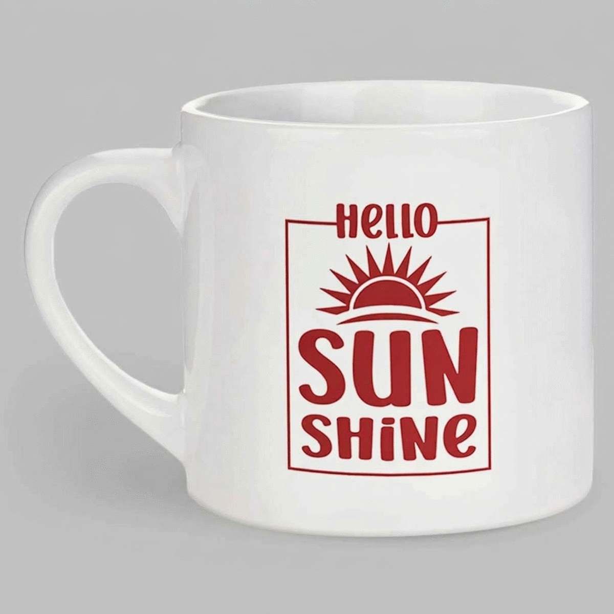 Spersonalizowany kubek do espresso z napisem – Sunshine