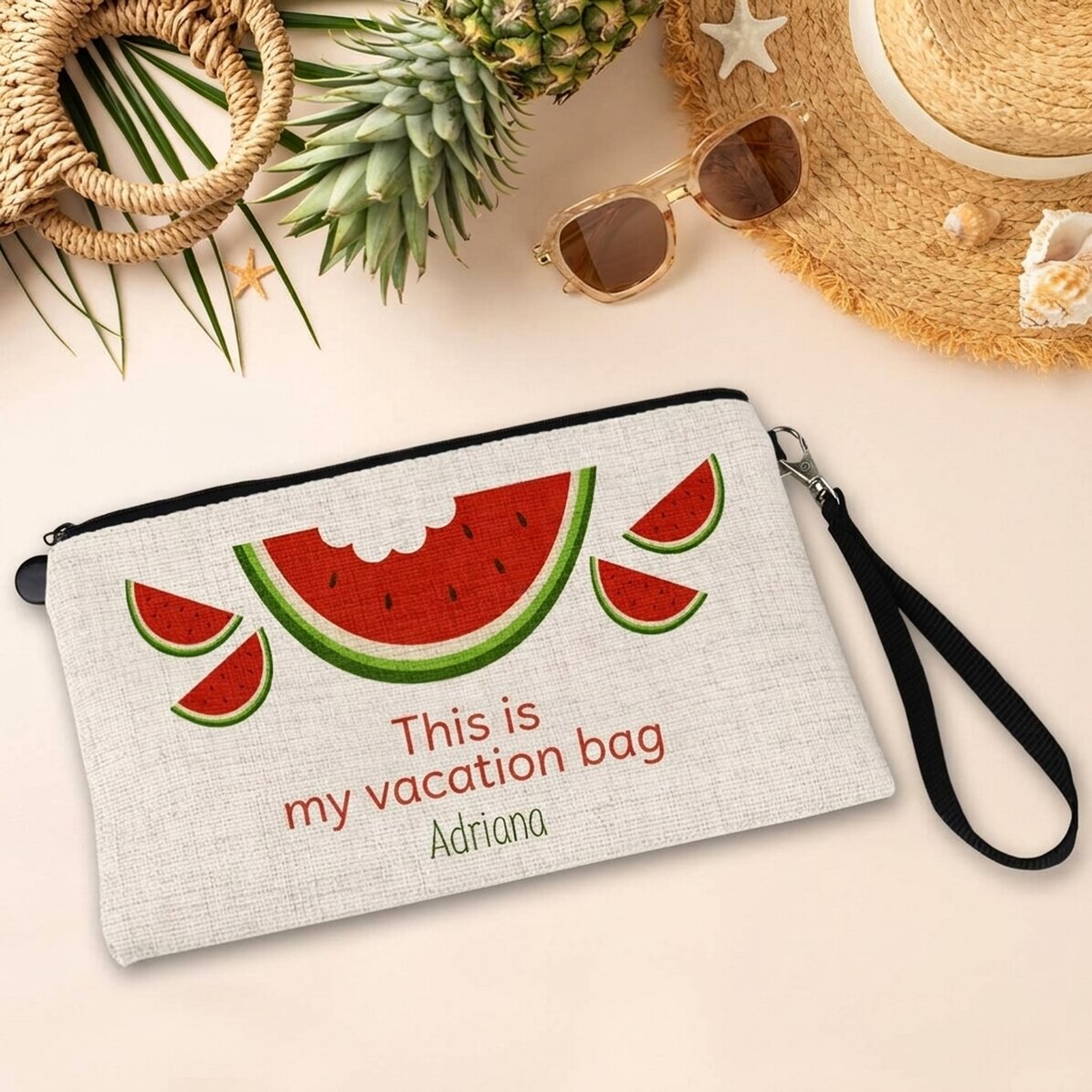 Spodnie na akcesoria z indywidualnym napisem – Watermelon