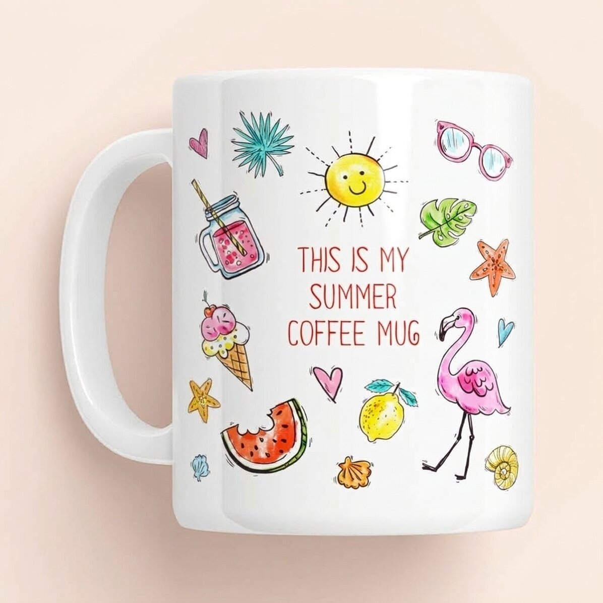 Spersonalizowany kubek z napisem – Summer mug