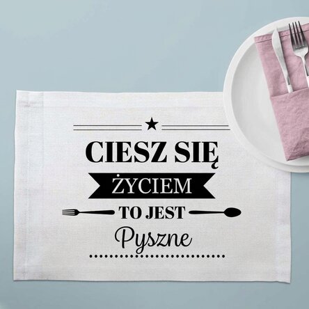 Spodek z indywidualnym napisem – Delicious