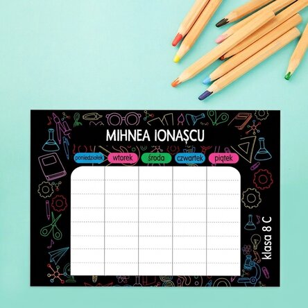 Indywidualny rozkład zajęć z tekstem – Colors