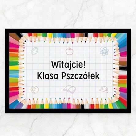 Spersonalizowana wycieraczka z napisem – Szkoła