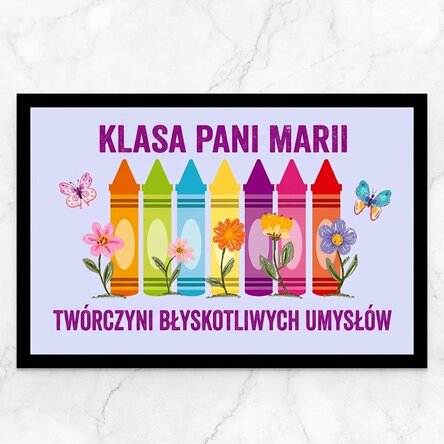 Spersonalizowana wycieraczka z napisem – Pani wychowawczyni