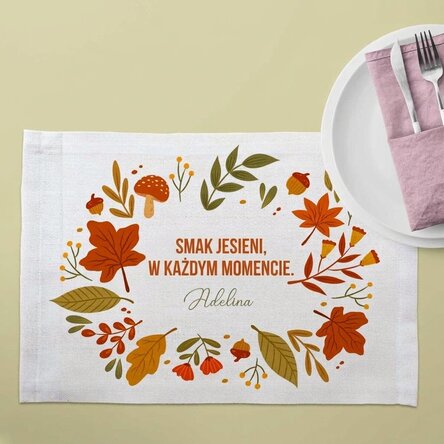 Spodek z indywidualnym napisem – Jesień