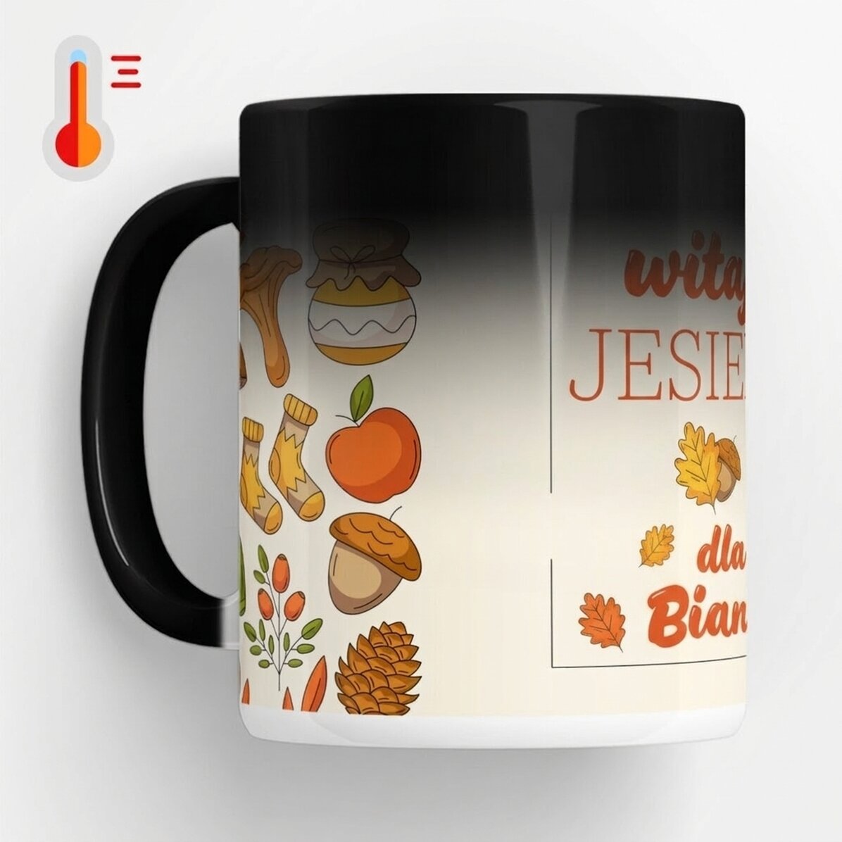 Spersonalizowany kubek termiczny z napisem – Hello Autumn