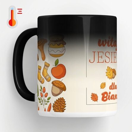 Spersonalizowany kubek termiczny z napisem – Hello Autumn