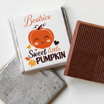 Mini czekoladka z indywidualnym napisem – Pumpkin