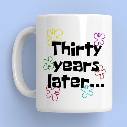 Spersonalizowany kubek z napisem – „Years later...”