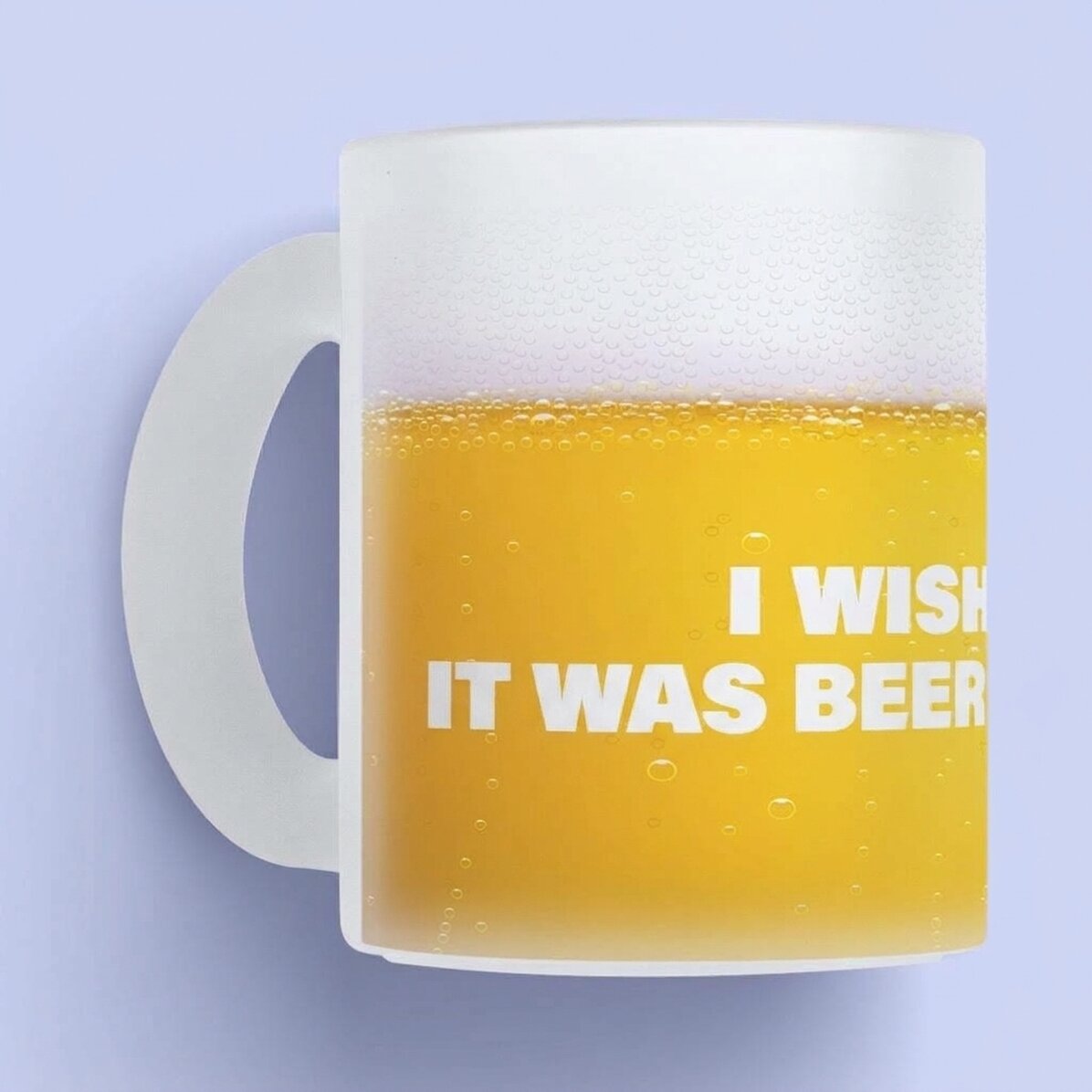 Spersonalizowany kubek z napisem – „I wish this was beer”