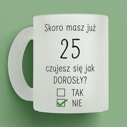 Spersonalizowany kubek z napisem – Urodziny
