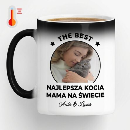 Spersonalizowany kubek termiczny ze zdjęciem i napisem – Best