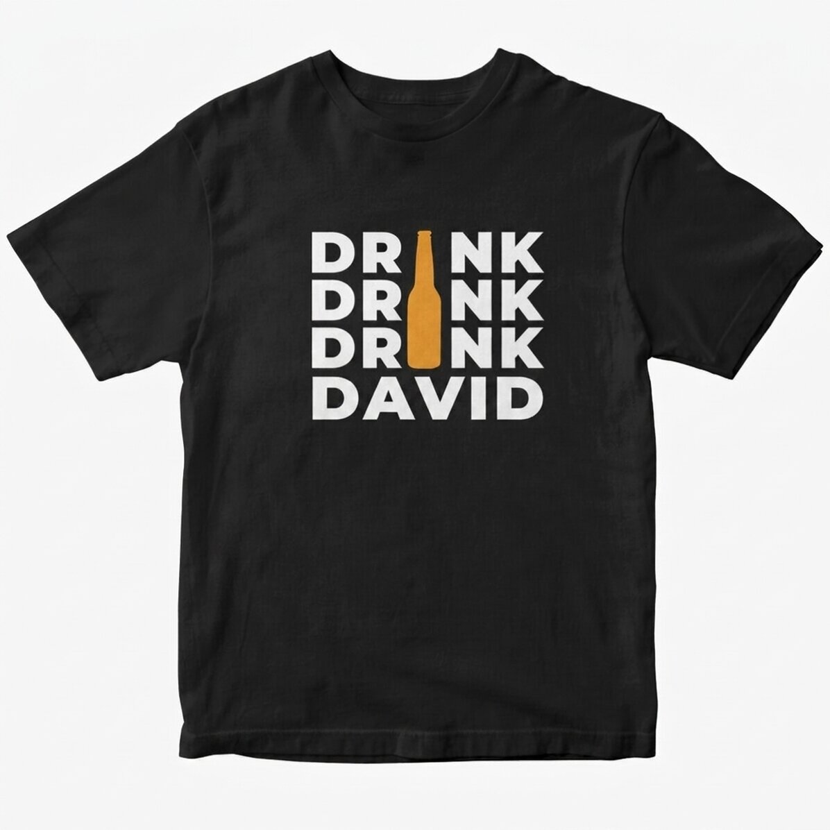 Bawełniana koszulka z nadrukiem – Drink, drank, drunk