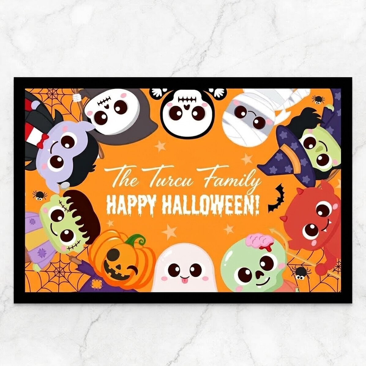 Spersonalizowana wycieraczka z napisem – Cute Halloween