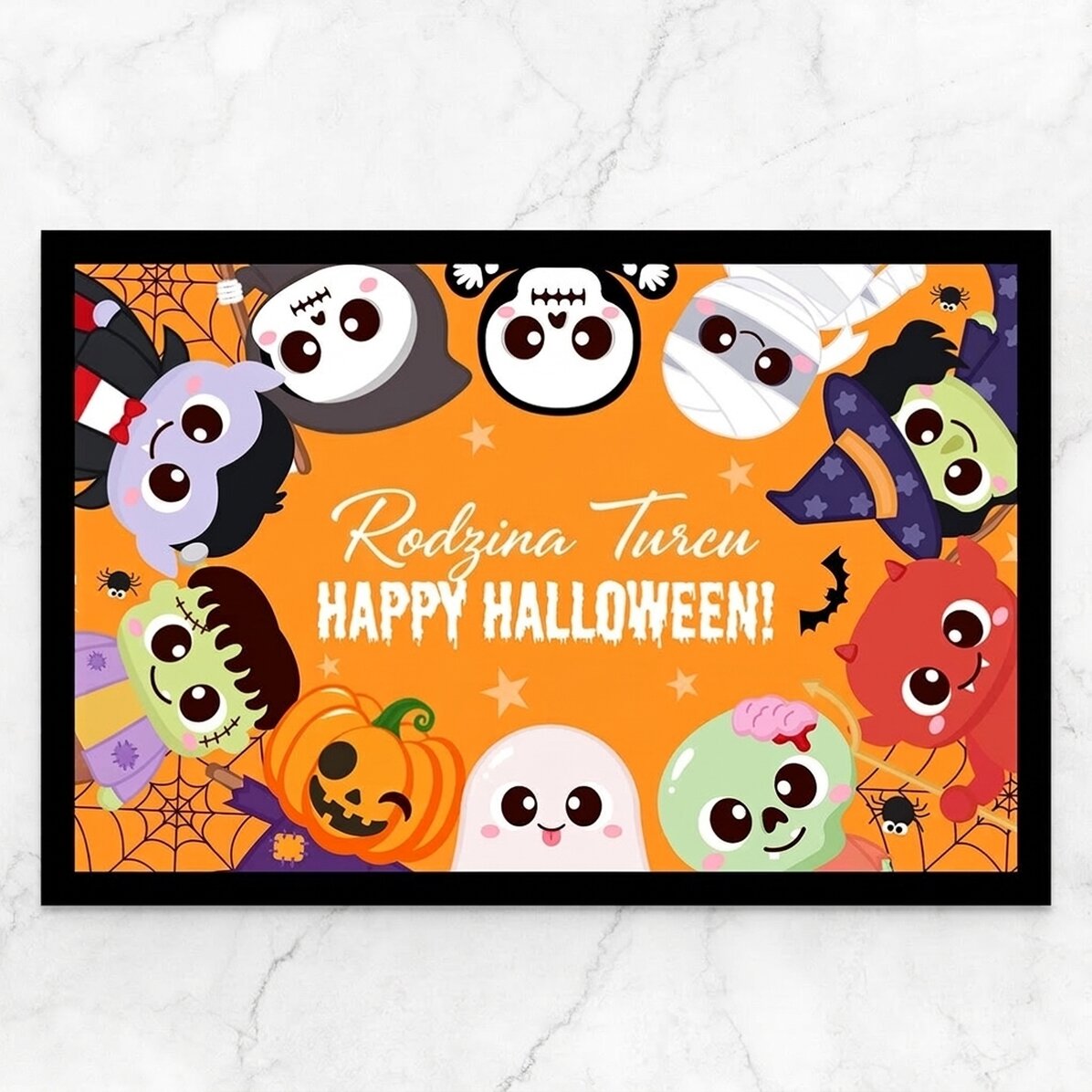 Spersonalizowana wycieraczka z napisem – Cute Halloween