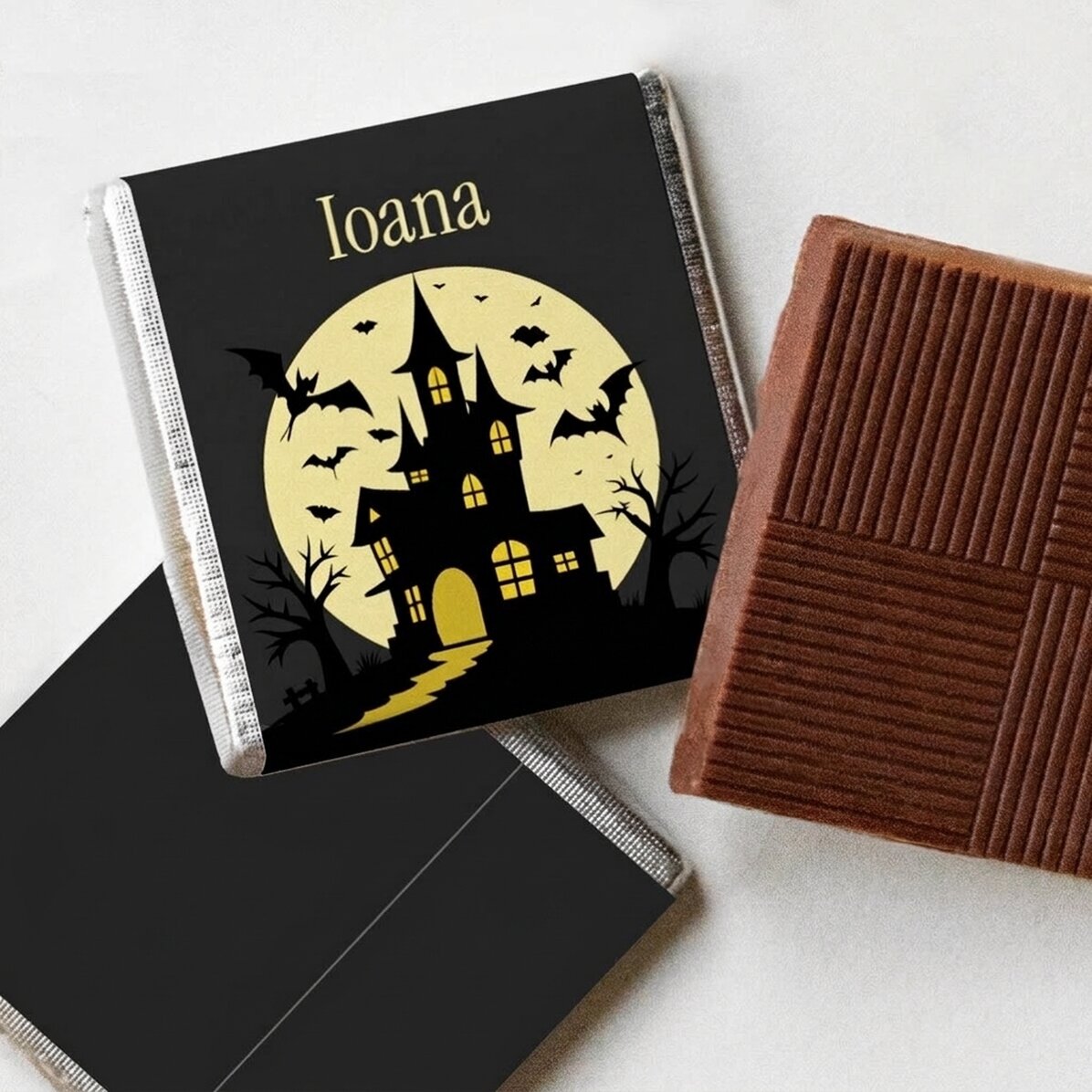 Mini czekoladka z indywidualnym napisem – Halloween