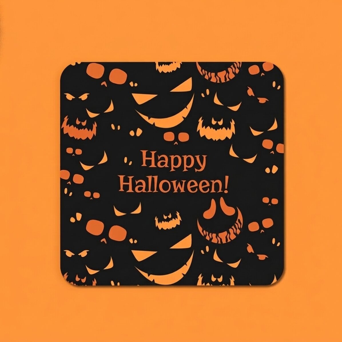 Personalised glass holder with text - Halloween