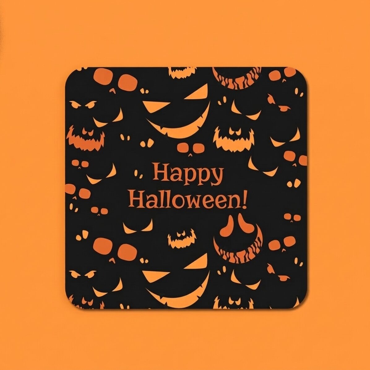 Spersonalizowana podkładka pod kubek z napisem – Halloween