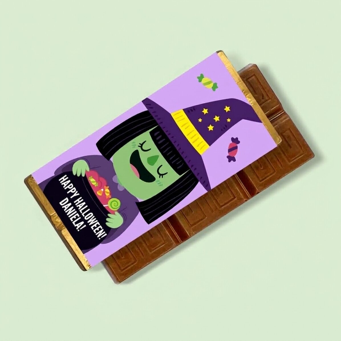 Mini tabliczka czekolady z indywidualnym napisem – Witch