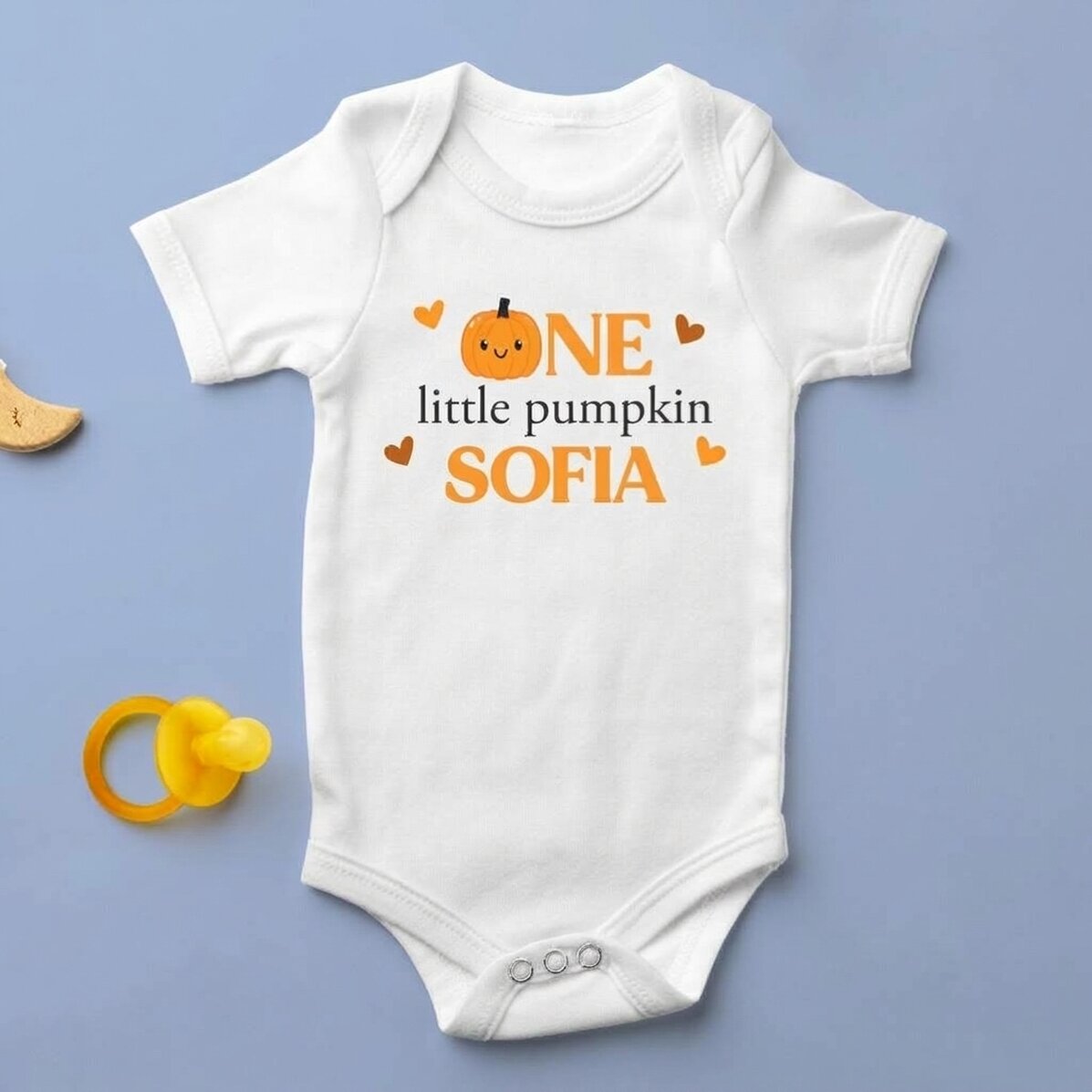 Body dla dzieci z indywidualnym nadrukiem – One little pumpkin
