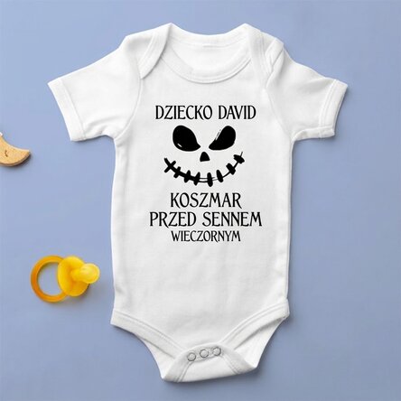 Body dla dzieci z indywidualnym nadrukiem – Nightmare
