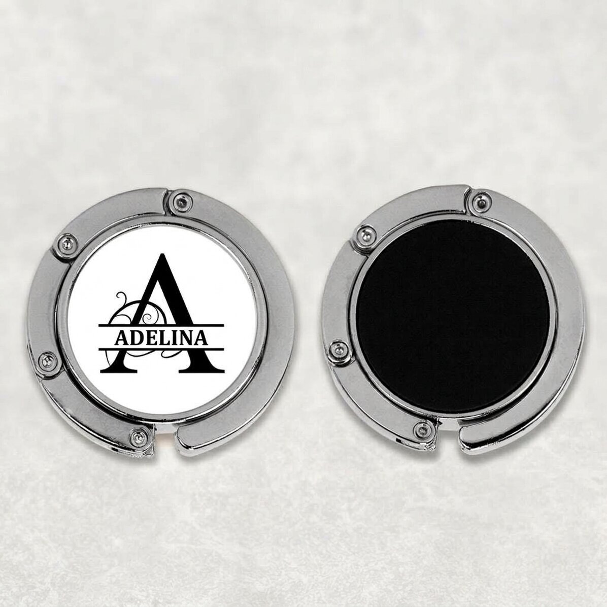 Podstawka pod torbę na stół z indywidualnym monogramem i imieniem