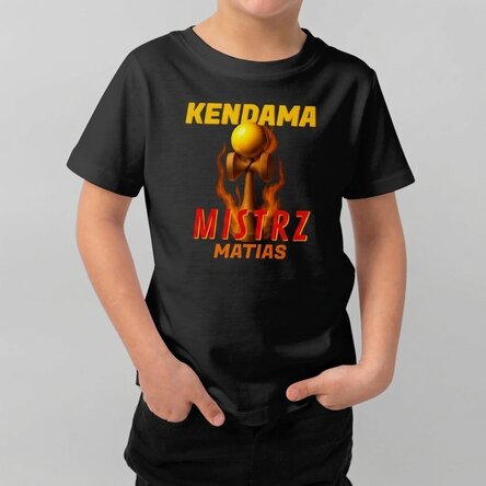 Bawełniana koszulka dla dzieci z nadrukiem – Kendama Master